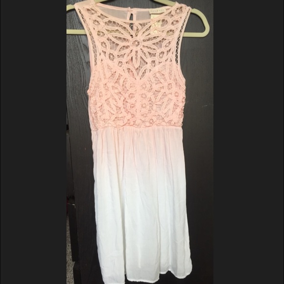 Blush ombré dress