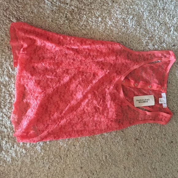 Coral tank top