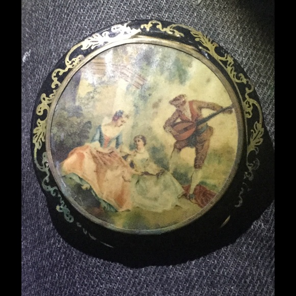 Antique French compact