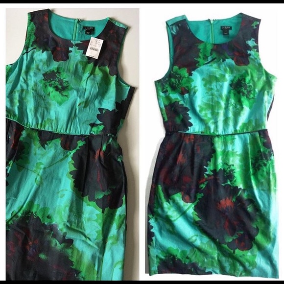 J. Crew Factory Hothouse floral dress
