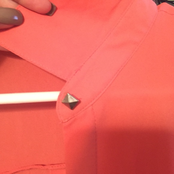 Sheer button down. - Picture 2 of 4