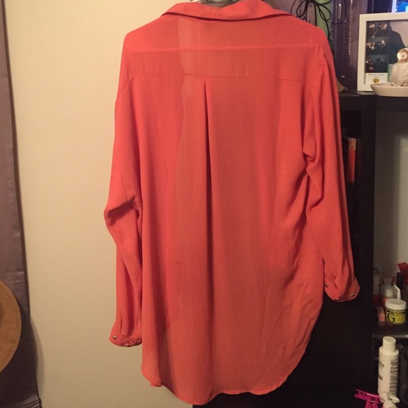 Sheer button down. - Picture 4 of 4