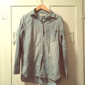 Madewell Boyfriend Chambray