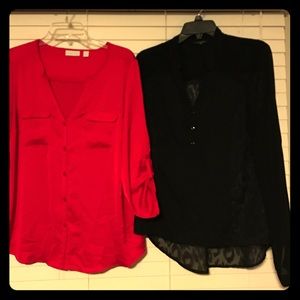 New York & Company & XOXO blouses