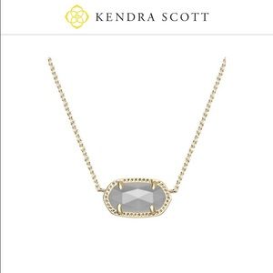 Kendra Scott Eliza Slate Necklace in Gold NWT
