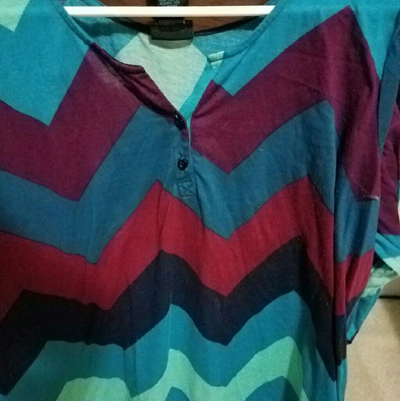 Rue Plus chevron top