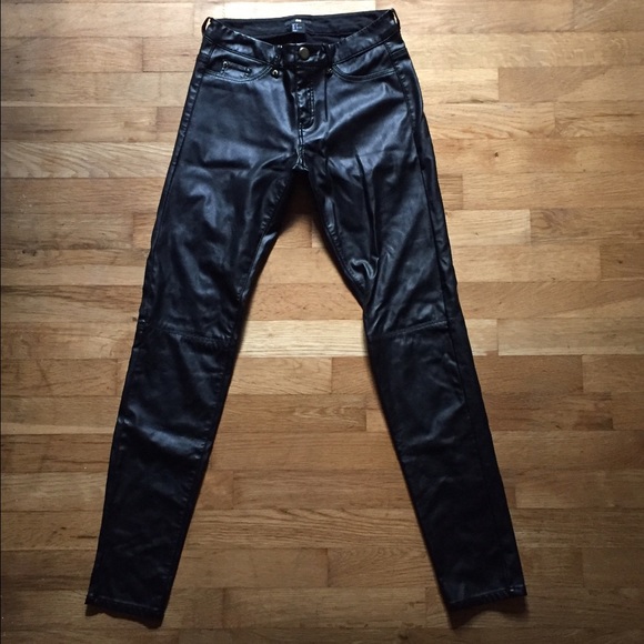 H&M Faux Leather pants
