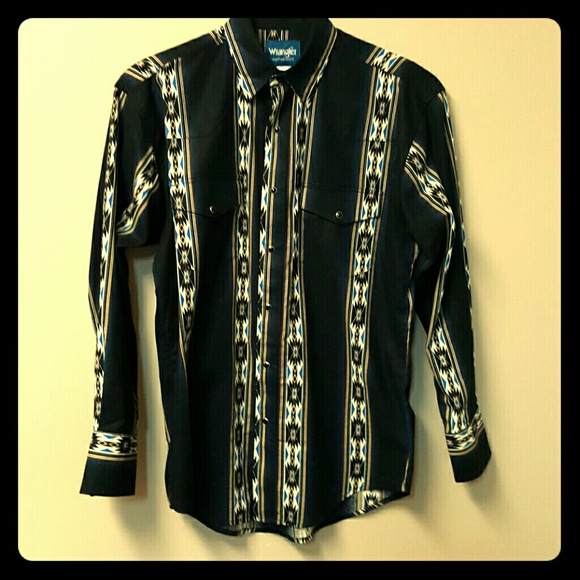 Wrangler Long sleeve Western Shirt Size M