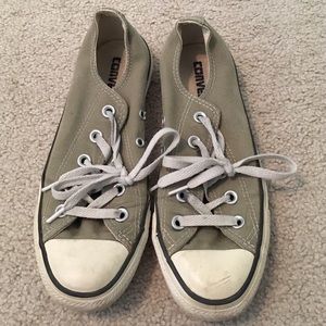 Olive green converse