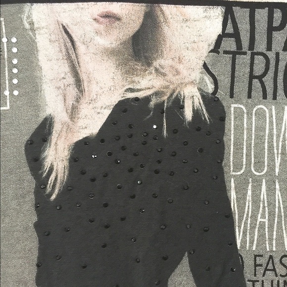 Zara black top SZ S - Picture 2 of 4