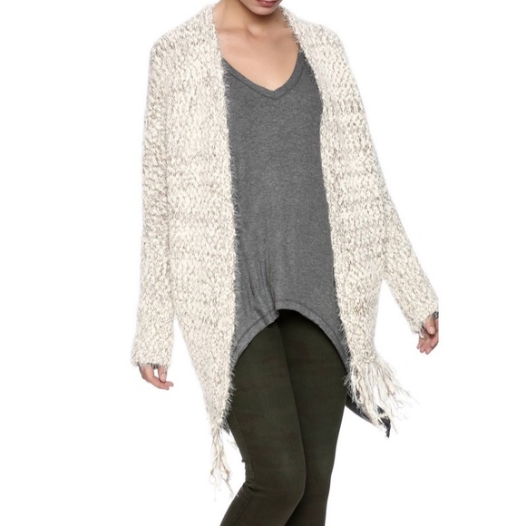 | Last One l Cozy Up Fringe Cardi - Picture 3 of 4