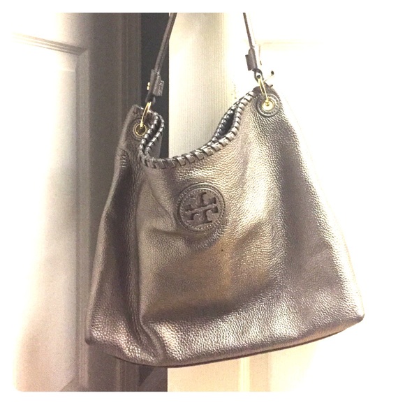 Tory Burch Pewter Hobo