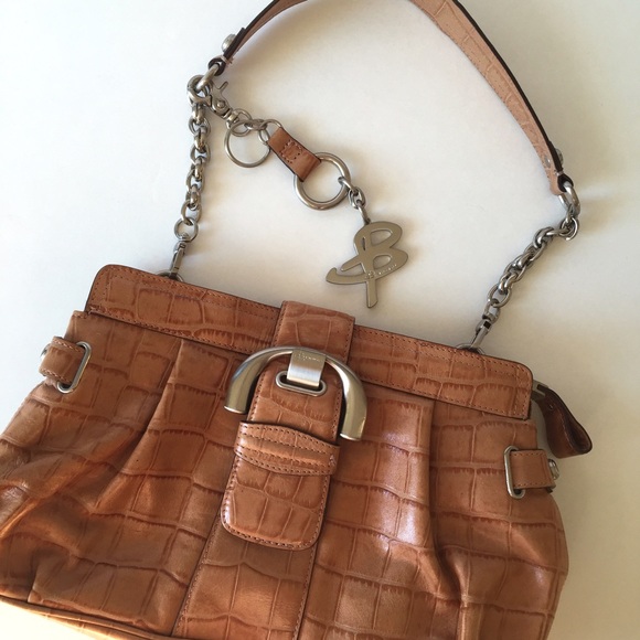 B Makowsky Leather Purse & Keychain