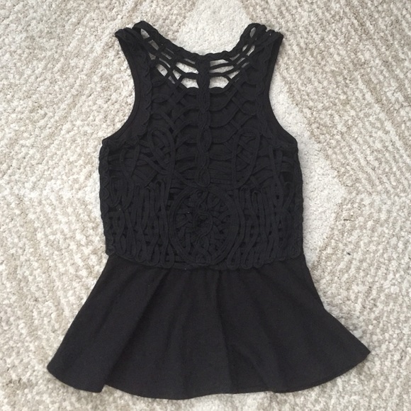 Free People peplum tank top