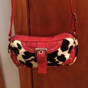 Valentina cowhide leather purse crossbody.