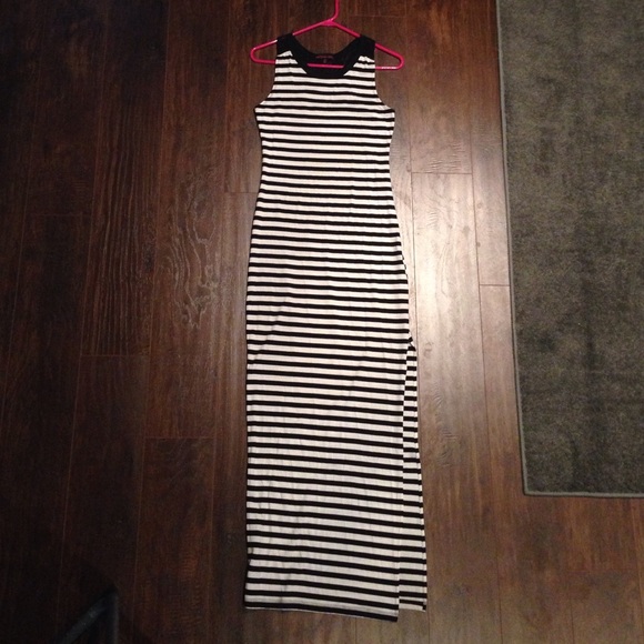 Material Girl Stripped Maxi Dress