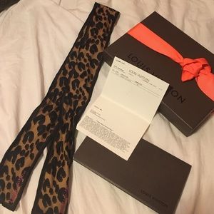 LOUIS VUITTON leopard bandeau