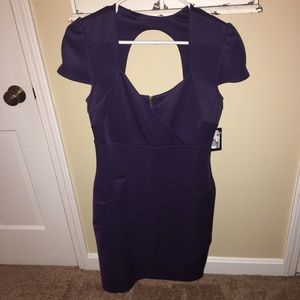 Guess Eggplant Purple Cocktail Dress