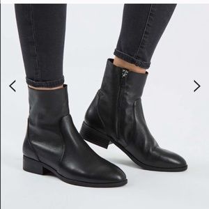 Topshop leather sock boots! sALE