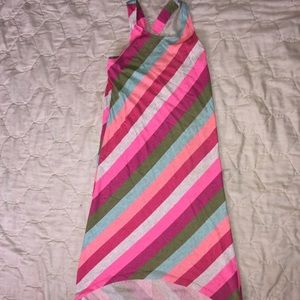 Girls maxi high low tank dress