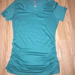 Teal short sleeve. Great condition.