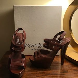YSL platform sandals