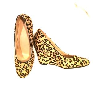 Banana Republic Leopard Wedge