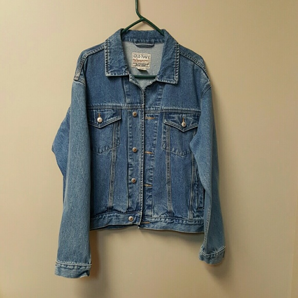 Old Navy Blue Denim Jacket Size M