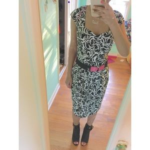 Black and white Maggy London dress