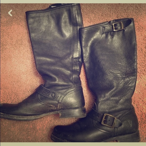 Distressed Frye Boots 7.5