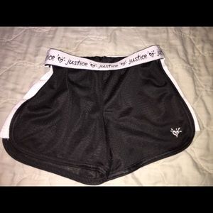 Justice athletic shorts