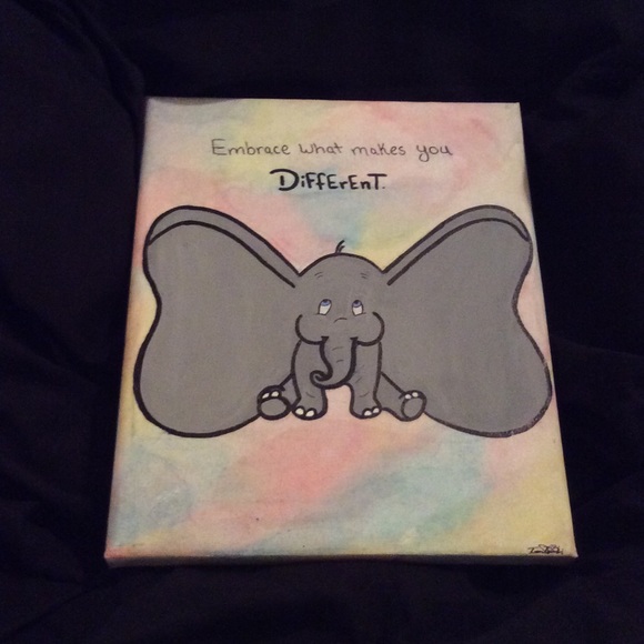 Dumbo painting on canvas