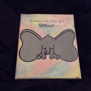 Dumbo painting on canvas