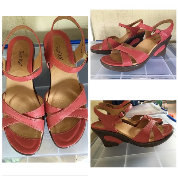 Sanita wedge sandals size 42 - Picture 3 of 4