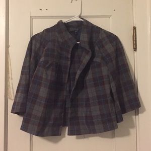Plaid Cropped Jacket