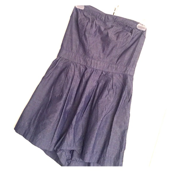 Darling little strapless romper