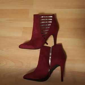 Wine color  bootie