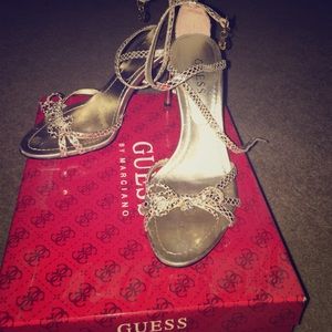 Gold leather guess dress shoes Gold leather guess dress shoes