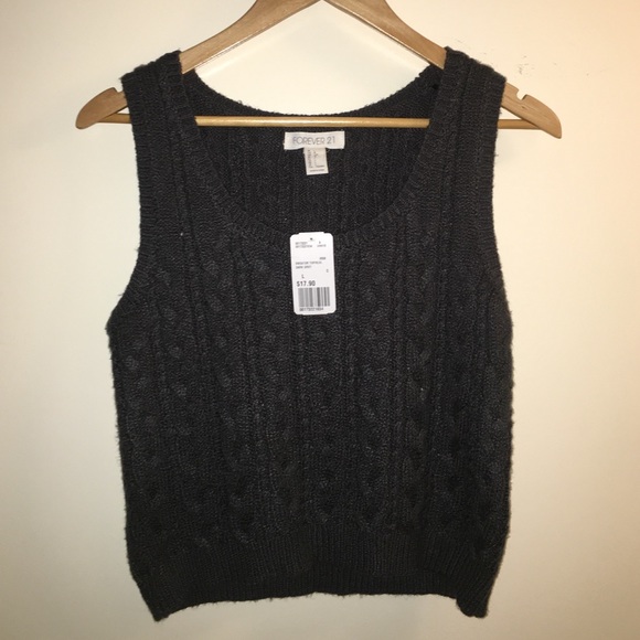 Knit sweater vest