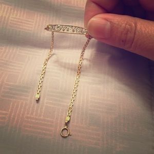 "I Love You" in 10k Yellow and White Gold