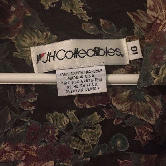 Classy Grape Blouse With Ruffles - Picture 2 of 3