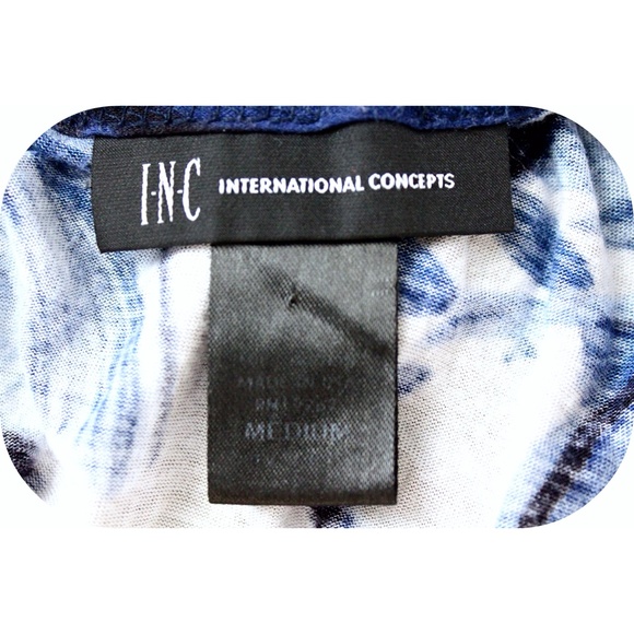 Flowy Blue Floral Tank - Picture 3 of 3