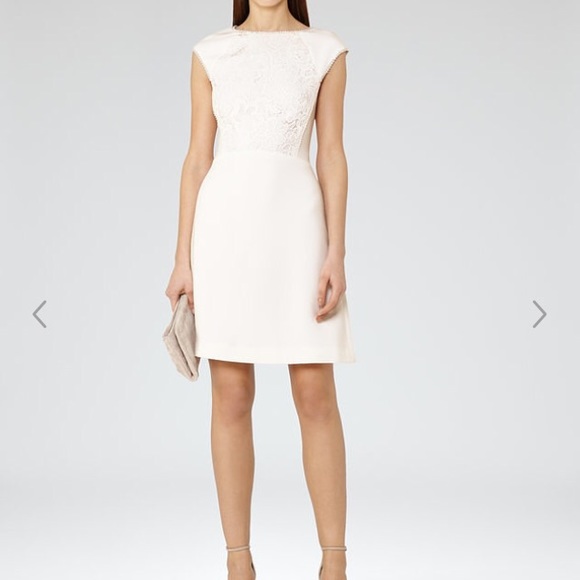reiss white dress