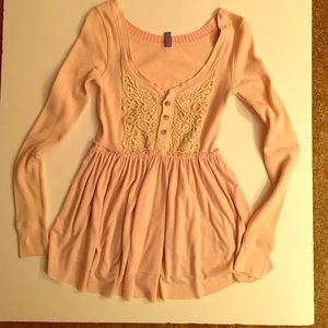 Free People Pale Pink Top