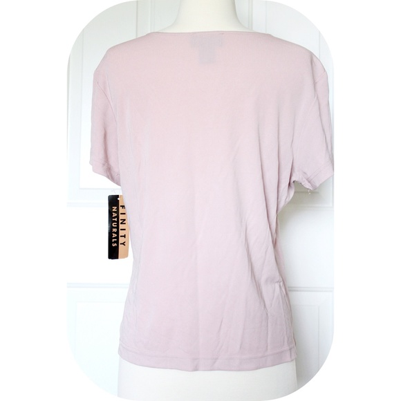 Nude / Pale Pink Tee - Picture 2 of 3