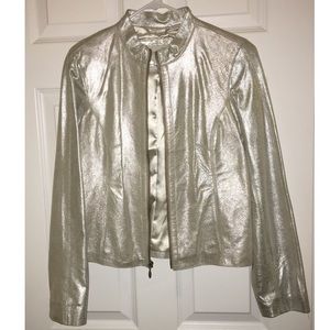Silver shimmer jacket