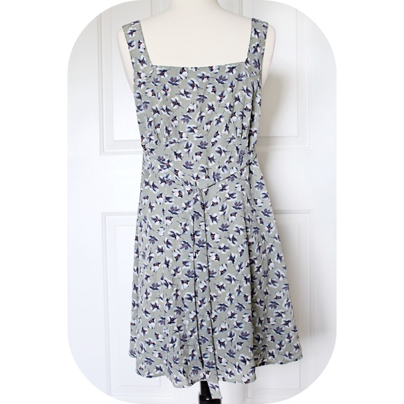 Floral Overall Style Dress - Picture 3 of 3