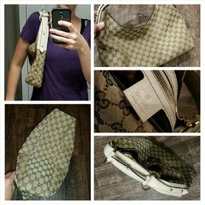 Gucci Med. Canvas Horsebit Hobo