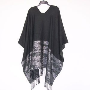 Gray/silver shawl