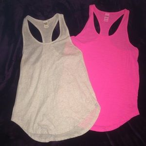 2 for 1 PINK racer back tanks!